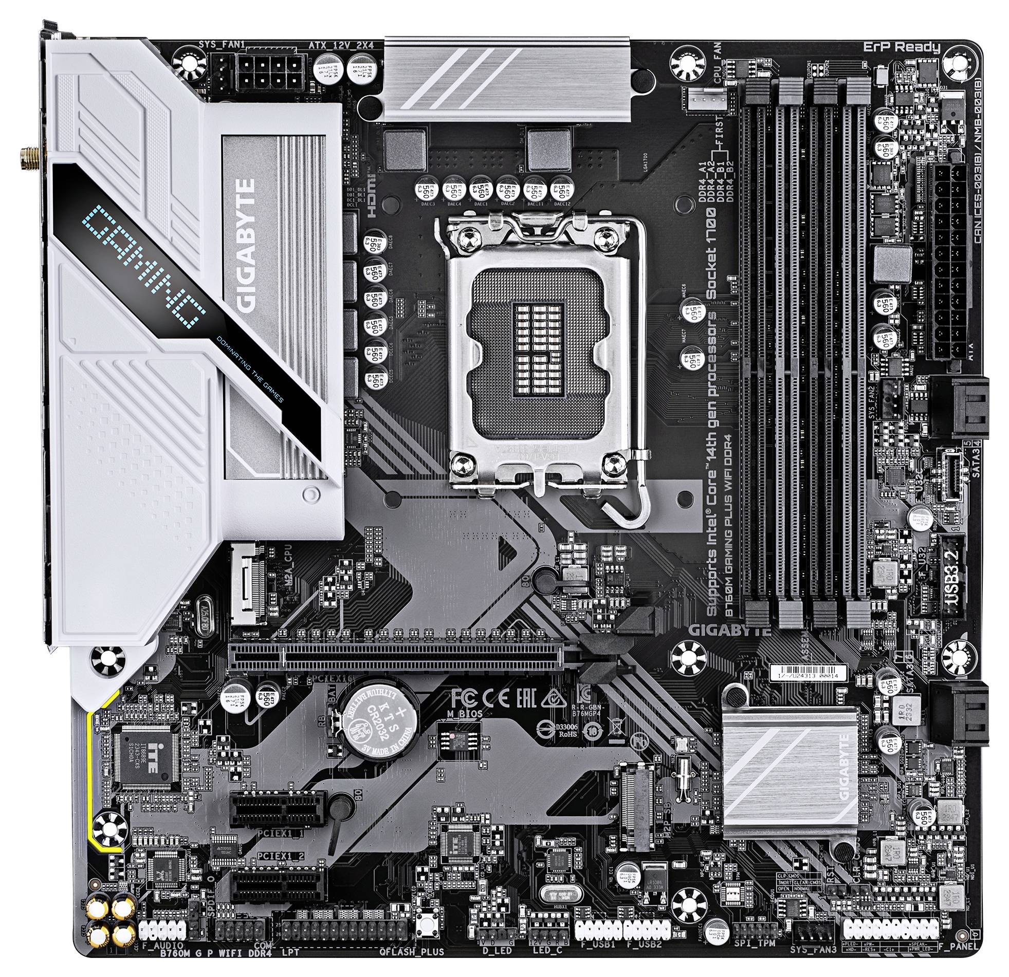 Gigabyte B760M G P WIFI DDR4 Mainboard Sockel (PC) Intel® LGA 1700 Formfaktor (Details) Micro-ATX Mainboard-Chipsatz Intel® B760