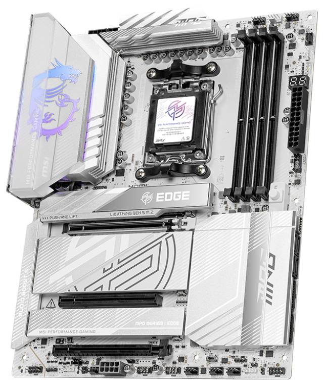 MSI MAG X870E Mainboard Formfaktor (Details) ATX Mainboard-Chipsatz AMD® X870