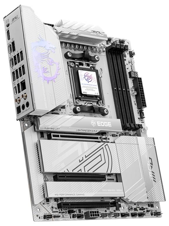 MSI MAG X870E Mainboard Formfaktor (Details) ATX Mainboard-Chipsatz AMD® X870