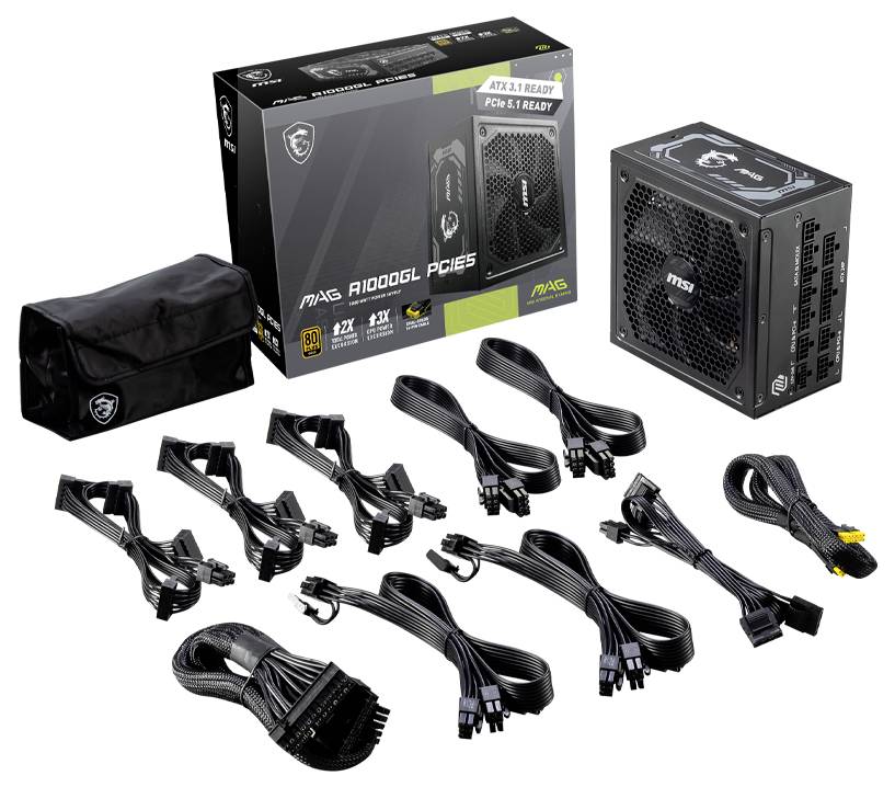 MSI MAG A1000GL PC Netzteil 1000 W 80PLUS® Gold