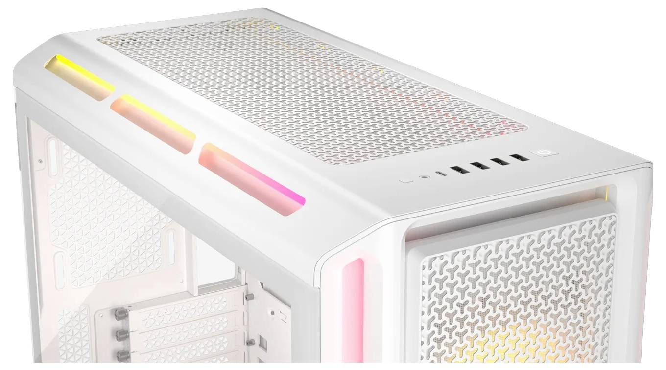 Corsair 5000T LX RGB Midi-Tower PC-Gehäuse Weiß