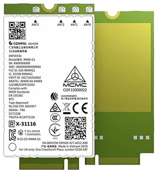 Dell Qualcomm DW5932e 5G Modem