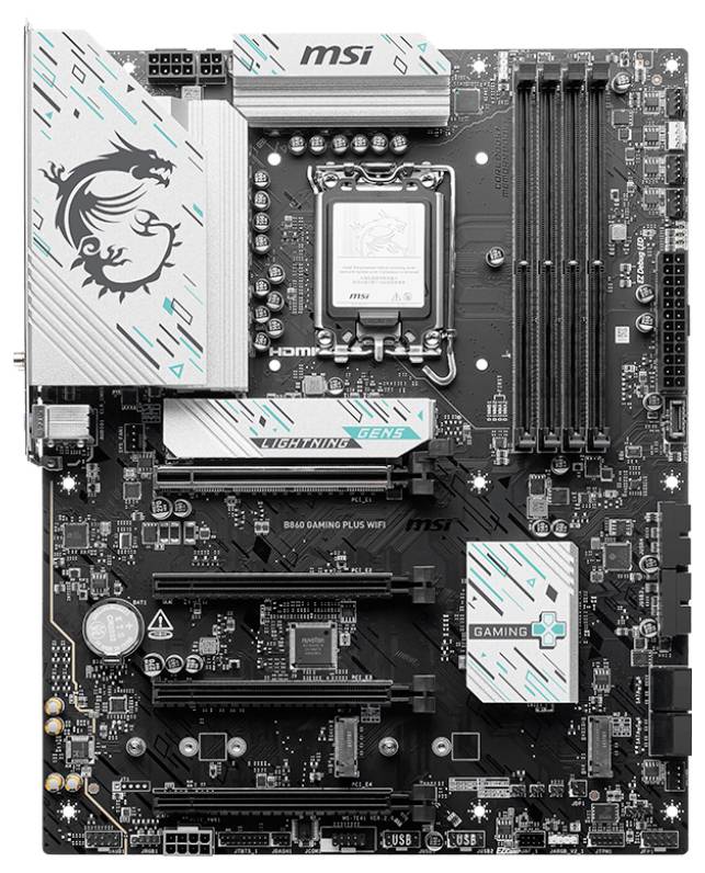 MSI B860 Mainboard Formfaktor (Details) ATX Mainboard-Chipsatz Intel® B860