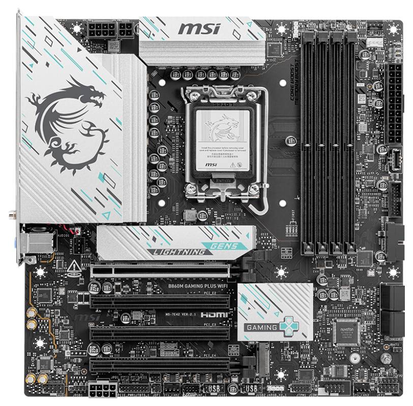 MSI B860M Mainboard Formfaktor (Details) Micro-ATX Mainboard-Chipsatz Intel® B860