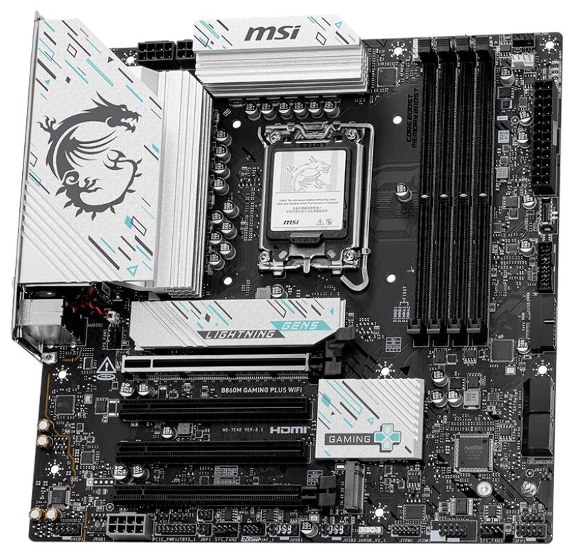 MSI B860M Mainboard Formfaktor (Details) Micro-ATX Mainboard-Chipsatz Intel® B860