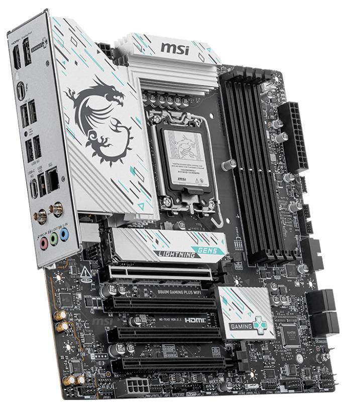 MSI B860M Mainboard Formfaktor (Details) Micro-ATX Mainboard-Chipsatz Intel® B860