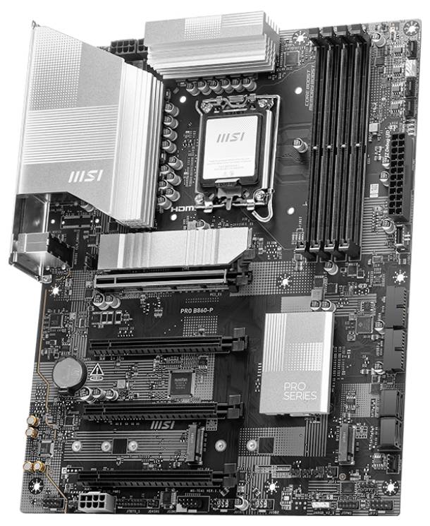 MSI B860-P Mainboard Formfaktor (Details) ATX Mainboard-Chipsatz Intel® B860
