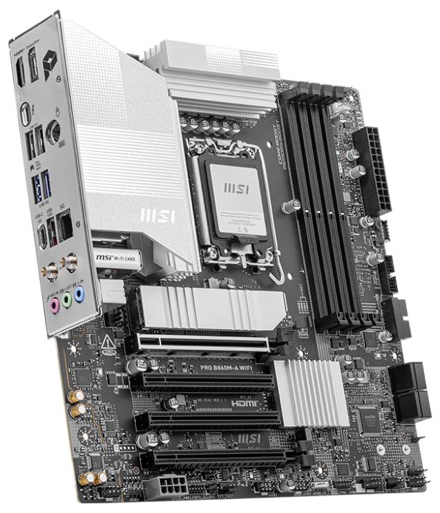 MSI B860M-A Mainboard Formfaktor (Details) Micro-ATX Mainboard-Chipsatz Intel® B860