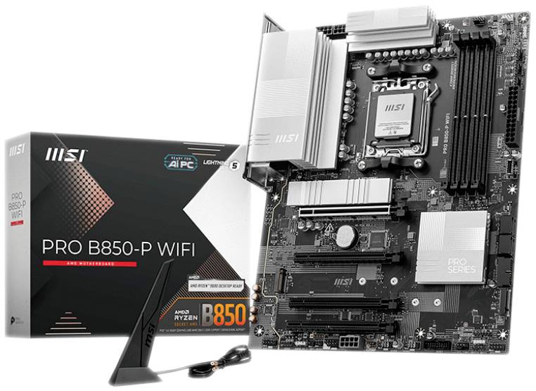 MSI B850-P Mainboard Formfaktor (Details) ATX Mainboard-Chipsatz AMD® B850