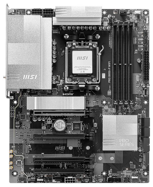 MSI B850-P Mainboard Formfaktor (Details) ATX Mainboard-Chipsatz AMD® B850