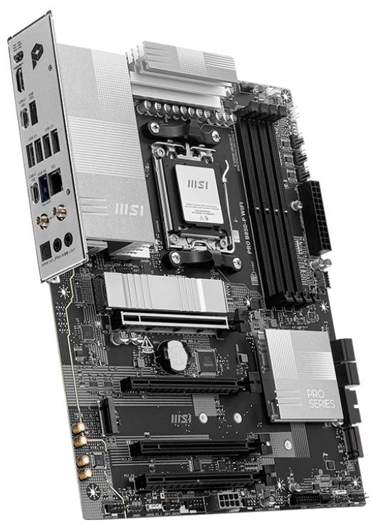 MSI B850-P Mainboard Formfaktor (Details) ATX Mainboard-Chipsatz AMD® B850