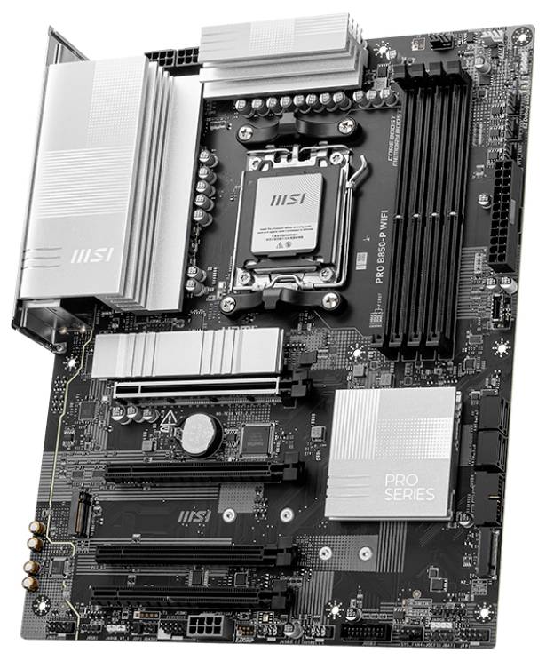MSI B850-P Mainboard Formfaktor (Details) ATX Mainboard-Chipsatz AMD® B850