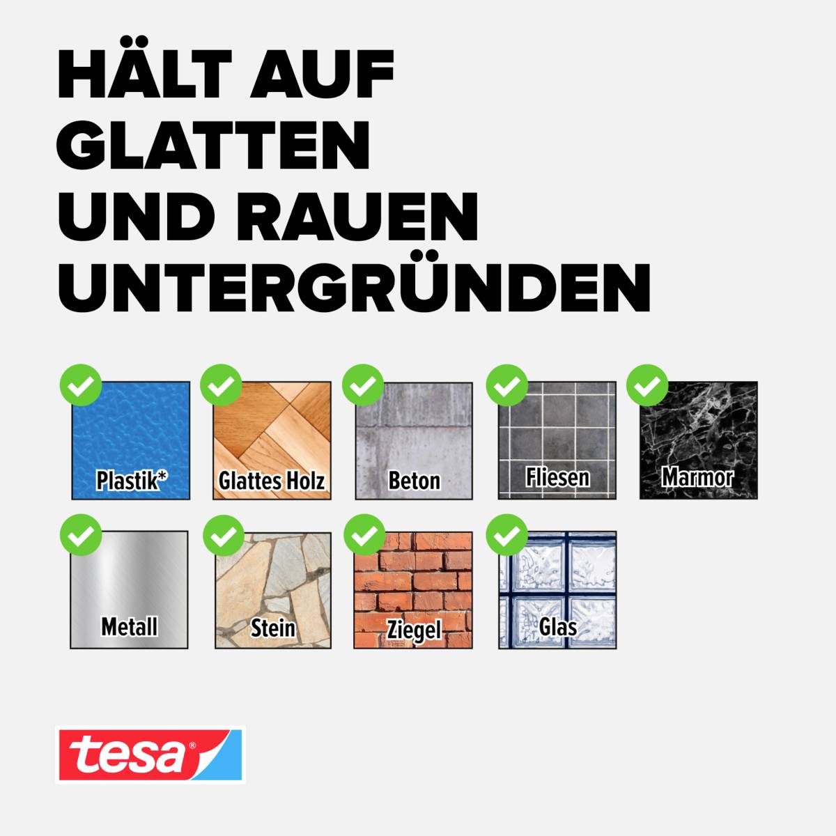 Tesa Ultra Power Lock Klettband (L x B) 1m x 25mm 1St.