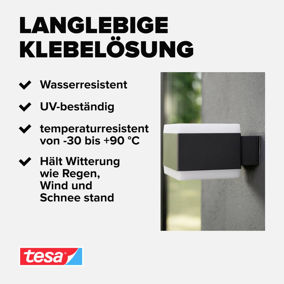 Tesa Ultra Power Lock Klettband (L x B) 50mm x 25mm 2 Paar