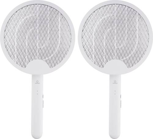 Renkforce RF-EFS-100 RF-6730842 Fliegenklatsche Stromgitter, UV-Licht (B x H x T) 430 x 230 x 46mm Weiß 2St.