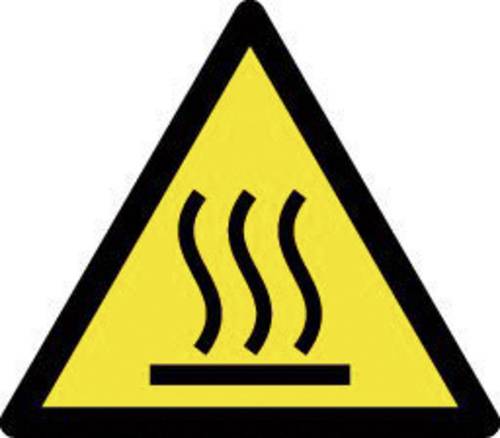 Warnschild Warnung vor heißer Oberfläche 1 St.