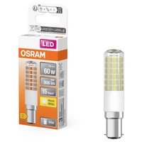 OSRAM HOMELIGHTING 4099854266706 LED EEK E (A - G) B15d Batterieform 6.5W = 60W Warmweiß (Ø x H) 18mm x 80mm 1St. OSRAM HOMELIGHTING 4099854266706 LED EEK E (A - G) B15d Batterieform 6.5W = 60W Warmweiß (Ø x H) 18mm x 80mm 1St.