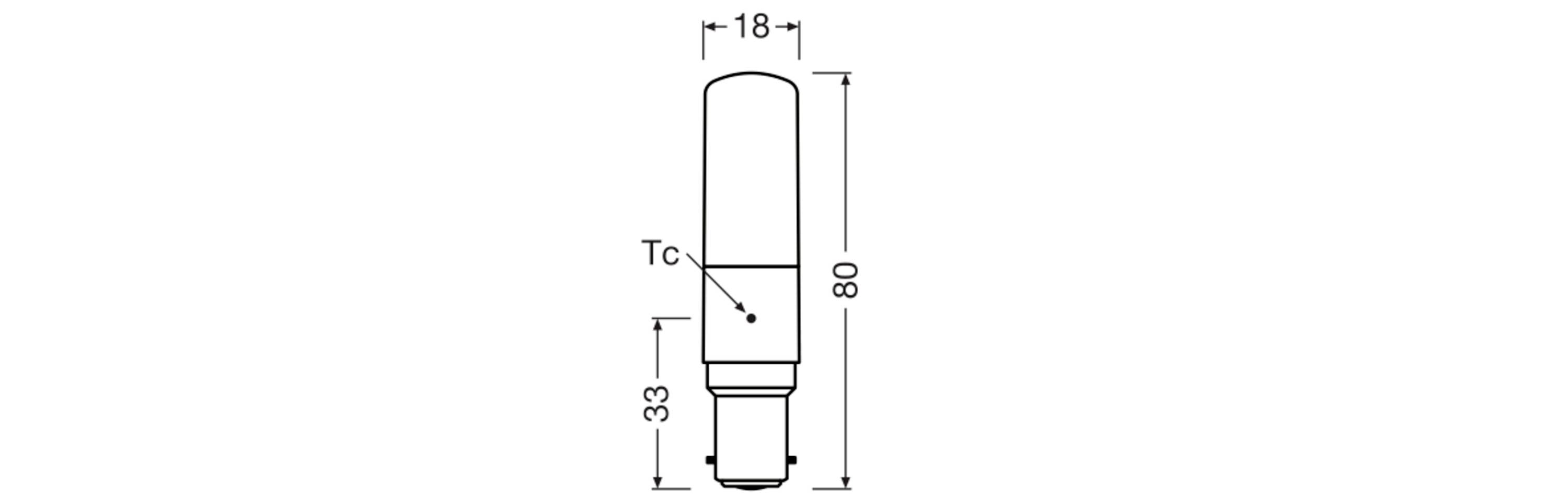 OSRAM HOMELIGHTING 4099854266706 LED EEK E (A - G) B15d Batterieform 6.5W = 60W Warmweiß (Ø x H) 18mm x 80mm 1St.