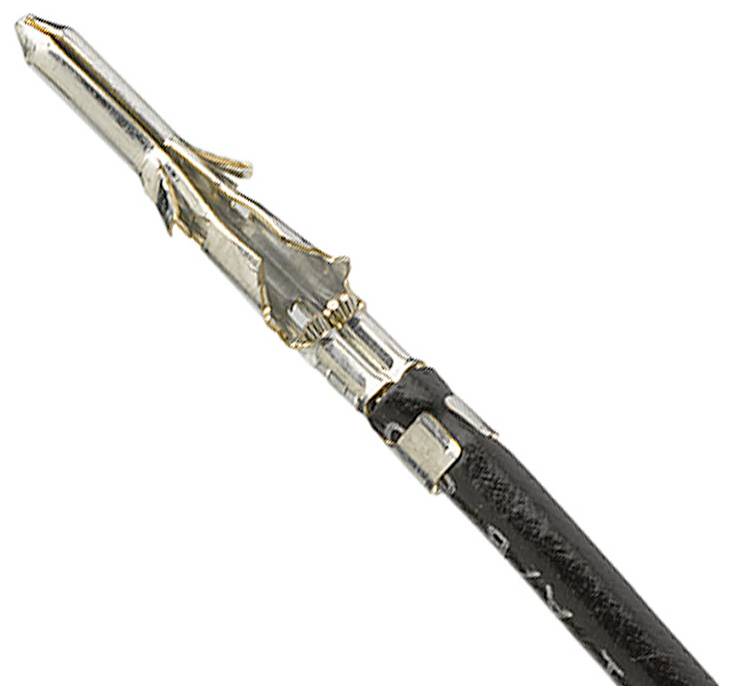 Ein aufwendiger Stift aus Silber und Schwarz mit aufwendigen Gravuren auf den Silberkomponenten und einem glatt verarbeiteten schwarzen Schaft.