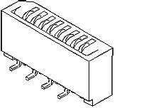 Molex FFC/FPC-Anschluss 52808-2571 Tape on Full reel