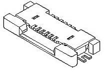 Molex FFC/FPC-Anschluss 54550-2071 Tape on Full reel
