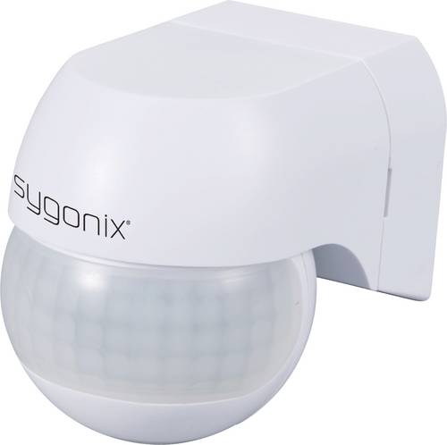 Sygonix SY-6733024 Wall Surface-mount PIR motion detector White IP...