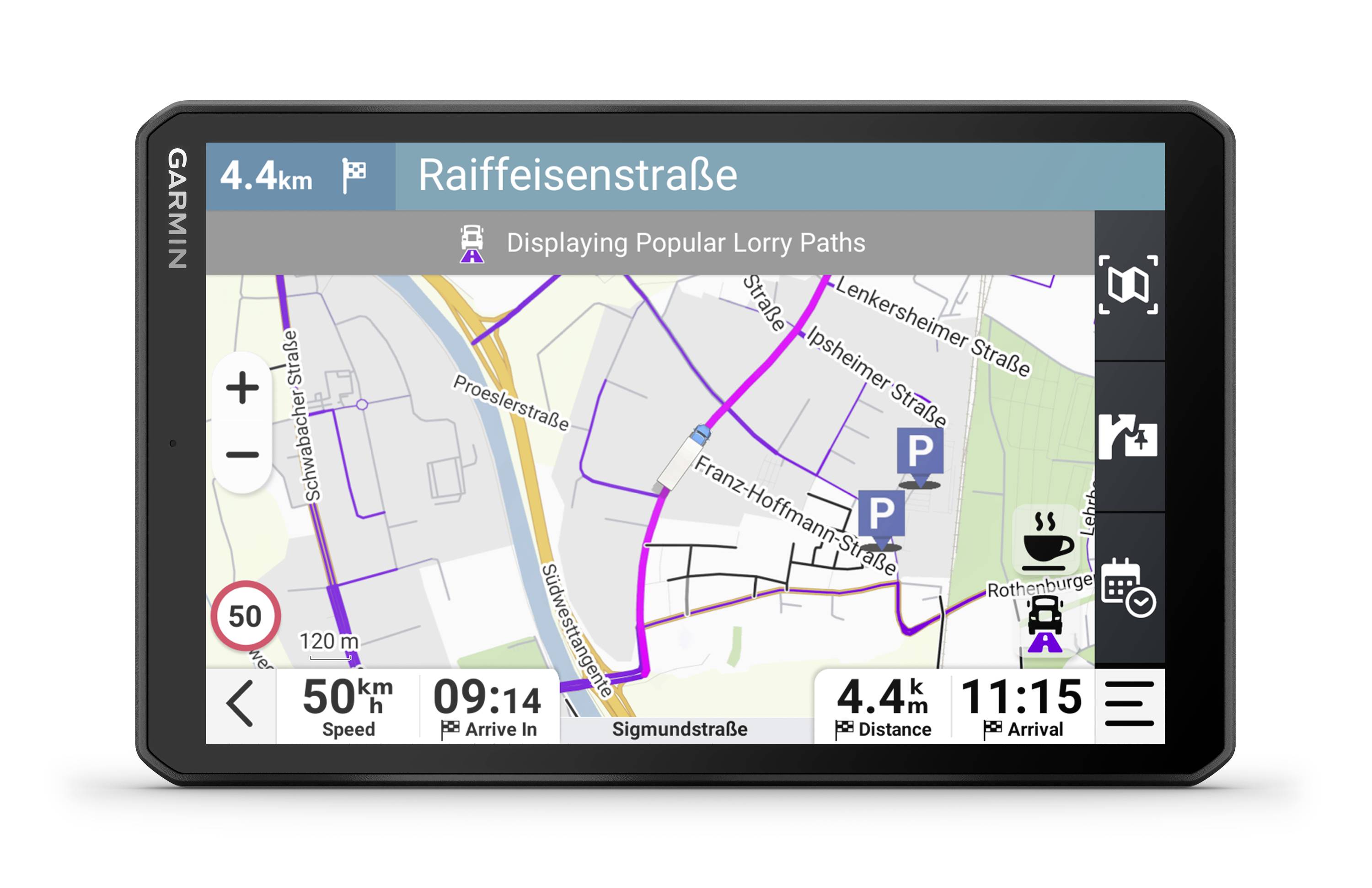 Garmin Dezl LGV820, EU MT-D, GPS LKW-Navi 20.3cm 8 Zoll Europa