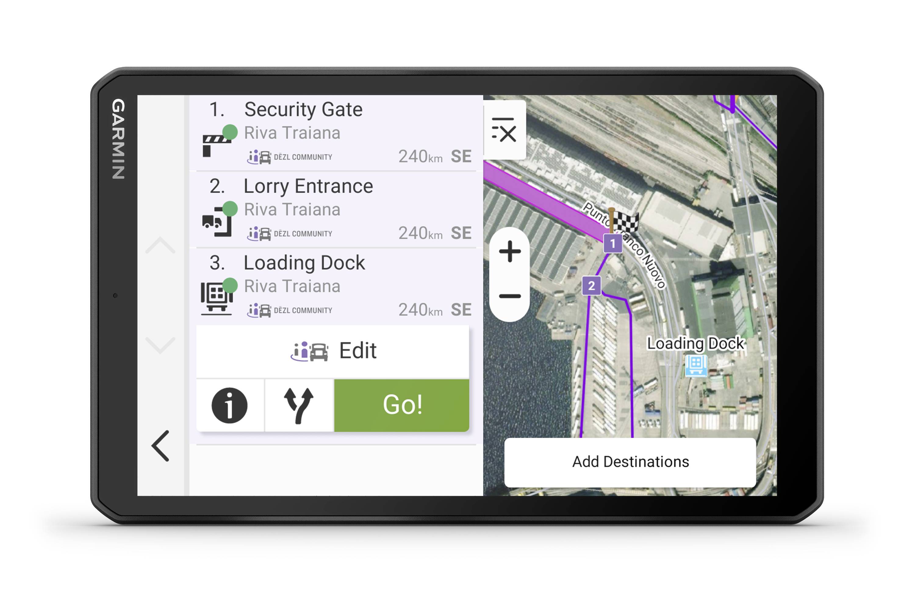 Garmin Dezl LGV820, EU+South Africa, GPS LKW-Navi 20.3cm 8 Zoll Europa, Südafrika