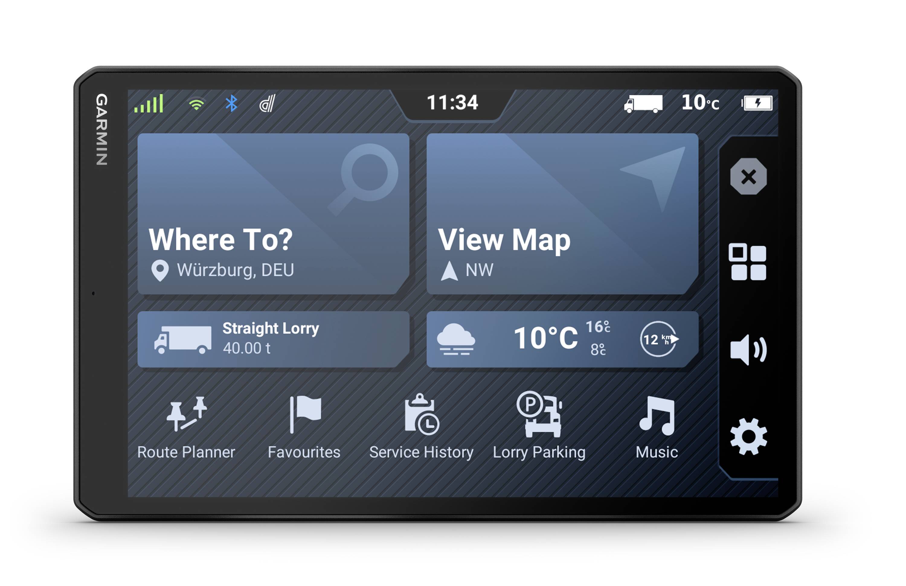 Garmin Dezl LGV1020, EU MT-D, GPS LKW-Navi 25.4 cm 10 Zoll Europa