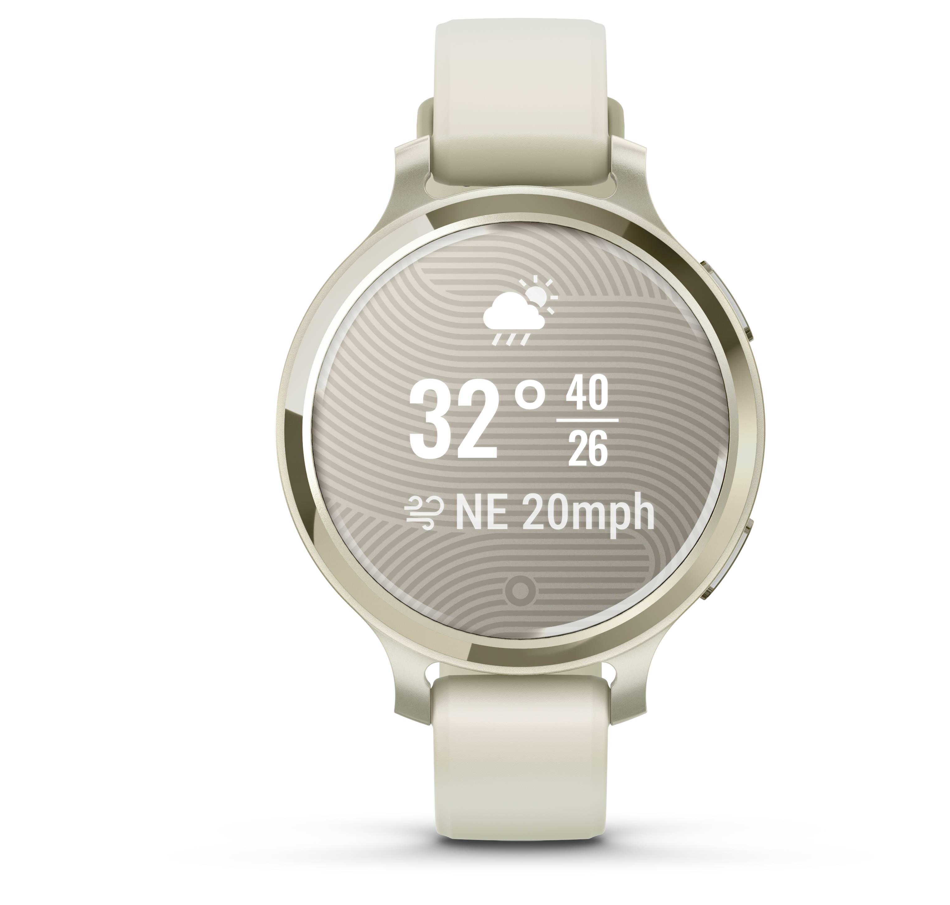 Garmin Lily® 2 Active Smartwatch 38 mm Creme-Weiß