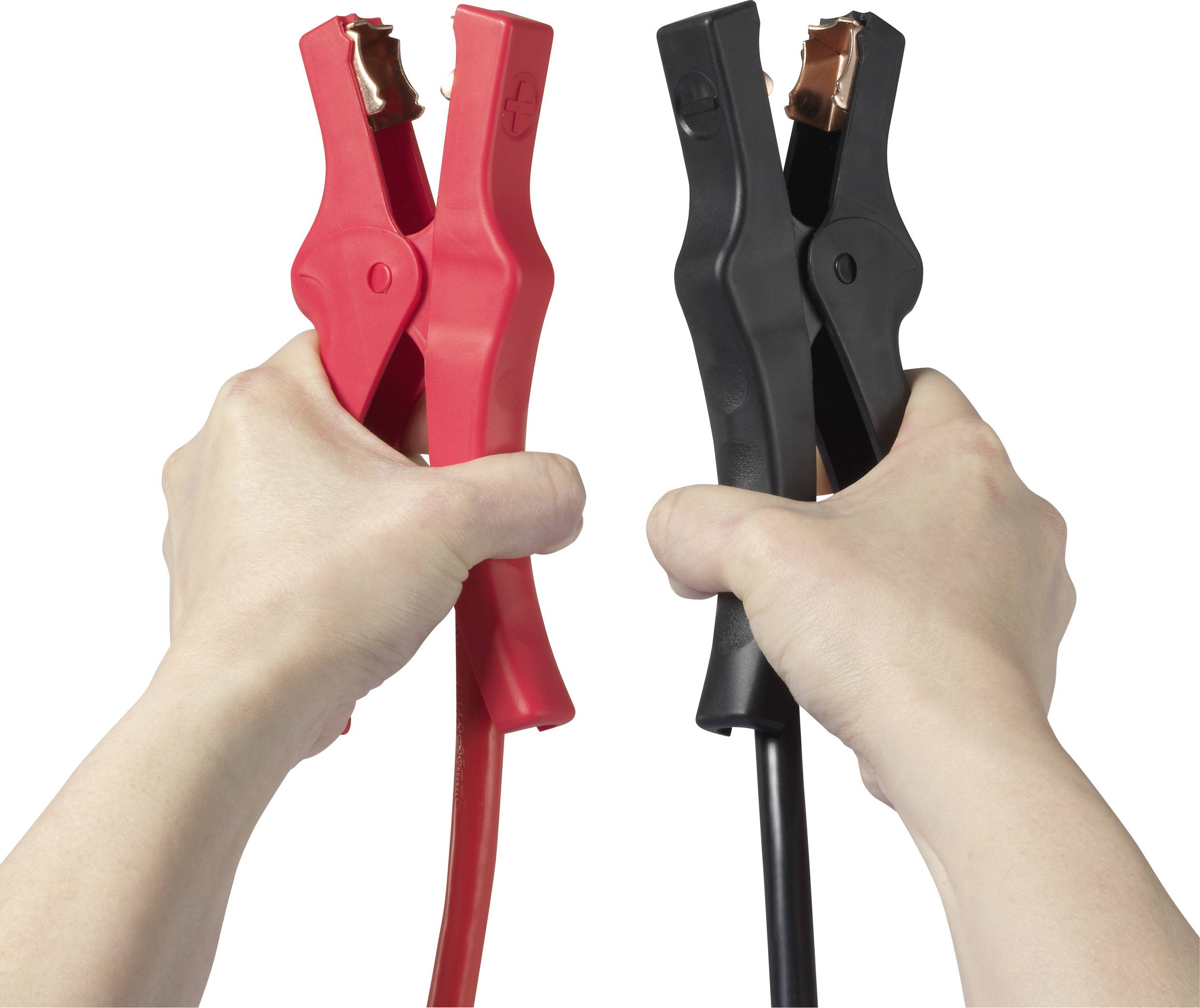 TOOLCRAFT Starthilfekabel 35mm² Aluminium (kupferbeschichtet) 4.5m mit Kunststoffzangen