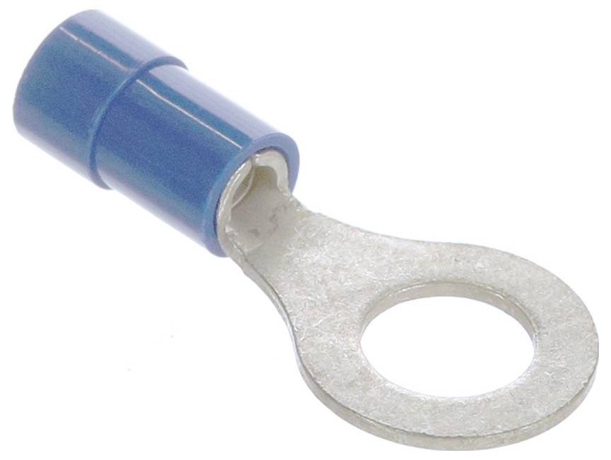 Molex 19070-0075 Ringkabelschuh versilberte Kontakte Querschnitt (max.)=2mm² Vollisoliert Blau Carton