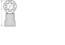 Molex 19075-0019 Ringkabelschuh versilberte Kontakte Vollisoliert Carton