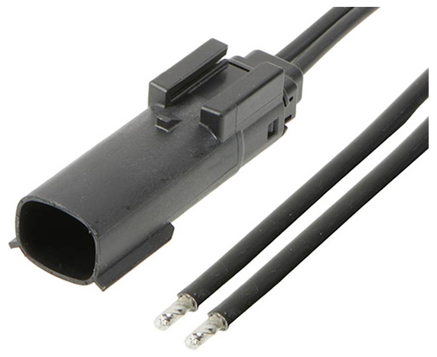 Molex Stiftgehäuse-Kabel Polzahl Gesamt 2 Rastermaß: 3.50mm 216283-1021 Bag