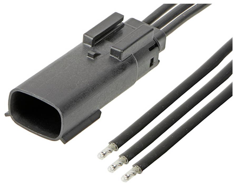Molex Stiftgehäuse-Kabel Polzahl Gesamt 3 Rastermaß: 3.50mm 216283-1031 Bag