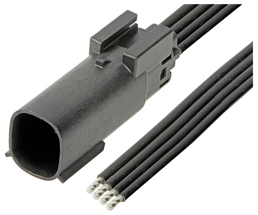 Molex Stiftgehäuse-Kabel Polzahl Gesamt 4 Rastermaß: 3.50mm 216288-1043 Bag
