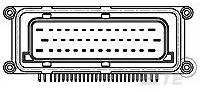 TE Connectivity Leiterplattensteckverbinder Polzahl Gesamt 42 1-963224-1 Tray