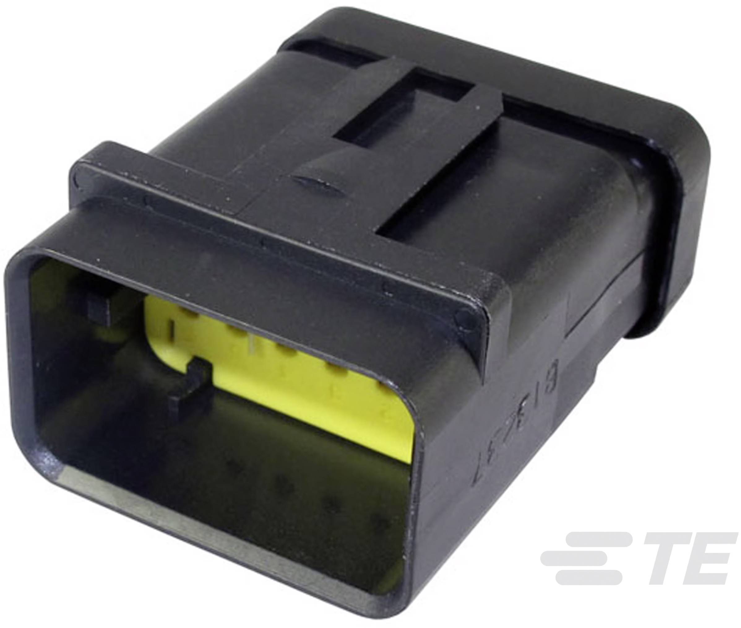 TE Connectivity Leiterplattensteckverbinder AMPSEAL16 Polzahl Gesamt 12 Rastermaß: 4.5mm 1717677-3 Bag