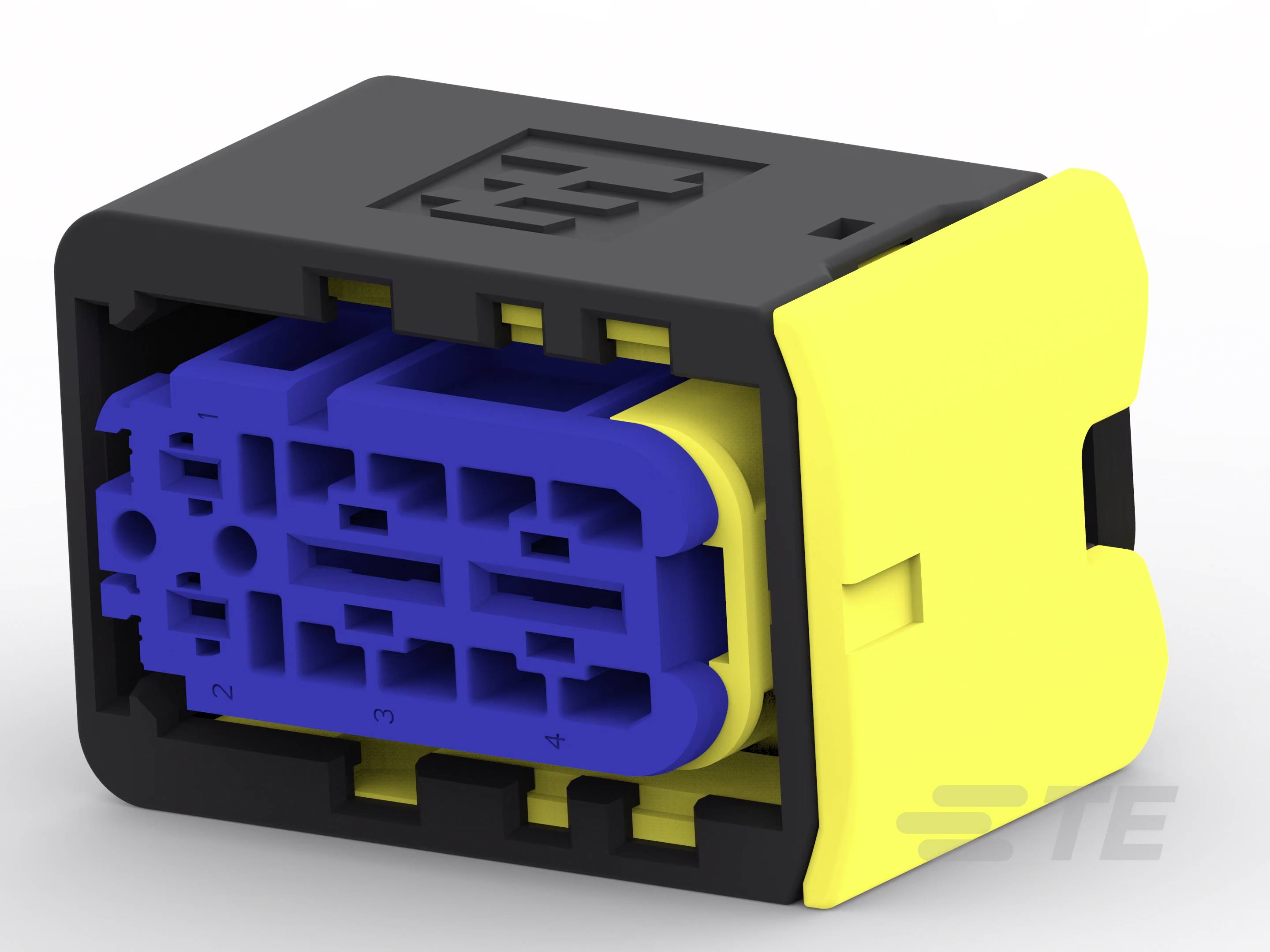 TE Connectivity Leiterplattensteckverbinder Polzahl Gesamt 4 Rastermaß: 9mm 4-2208157-1 Carton