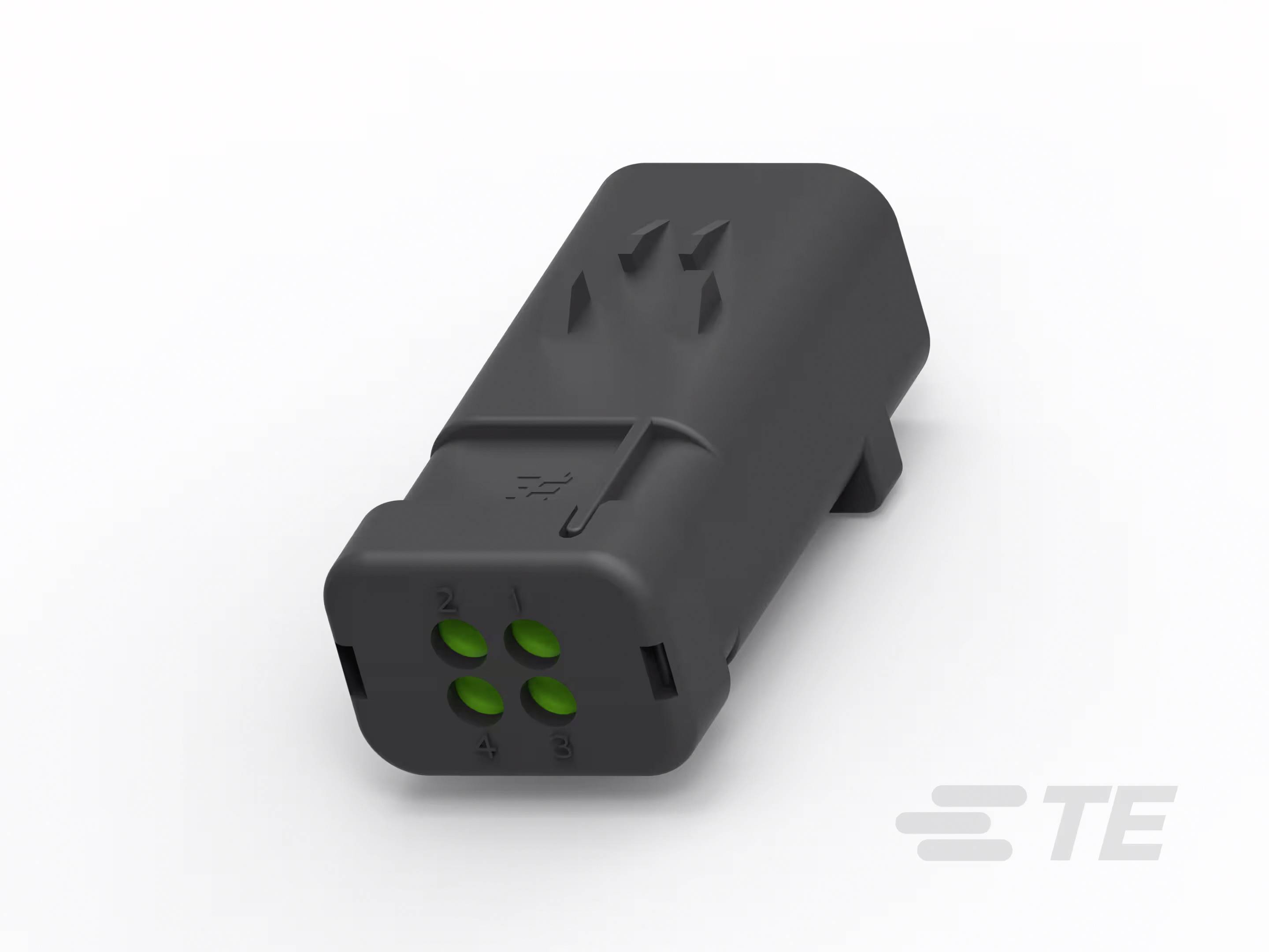 TE Connectivity Leiterplattensteckverbinder AMPSEAL16 Polzahl Gesamt 4 Rastermaß: 5.3mm 1717674-4 Bag