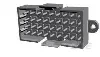 TE Connectivity Leiterplattensteckverbinder Metrimate Polzahl Gesamt 36 Rastermaß: 5mm 207121-9 1 St. Tray