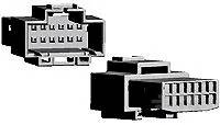 TE Connectivity Leiterplattensteckverbinder Polzahl Gesamt 14 Rastermaß: 2.54mm 936126-2 Tray