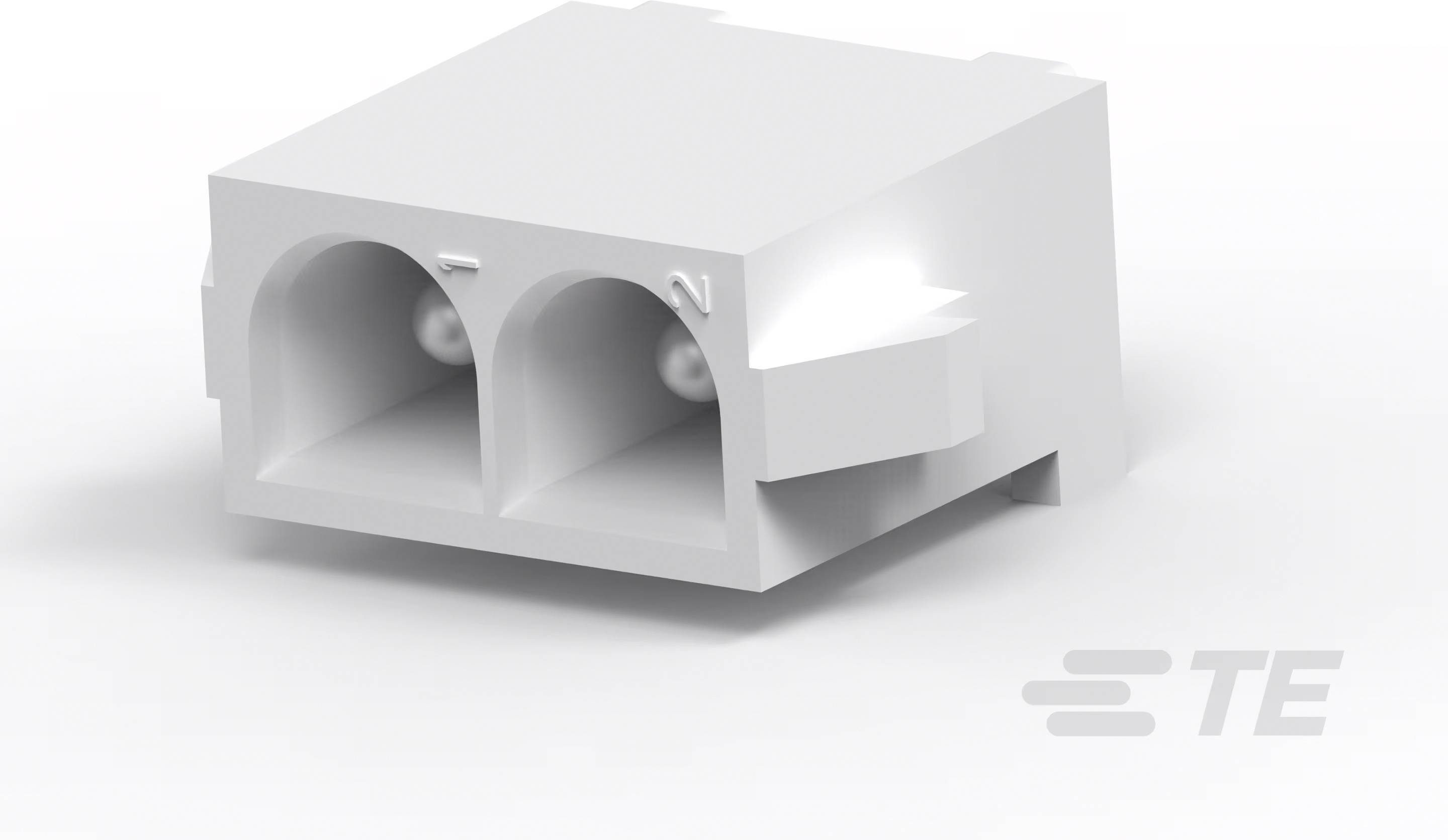 TE Connectivity Leiterplattensteckverbinder Polzahl Gesamt 2 Rastermaß: 6.35mm 194009-1 Bag