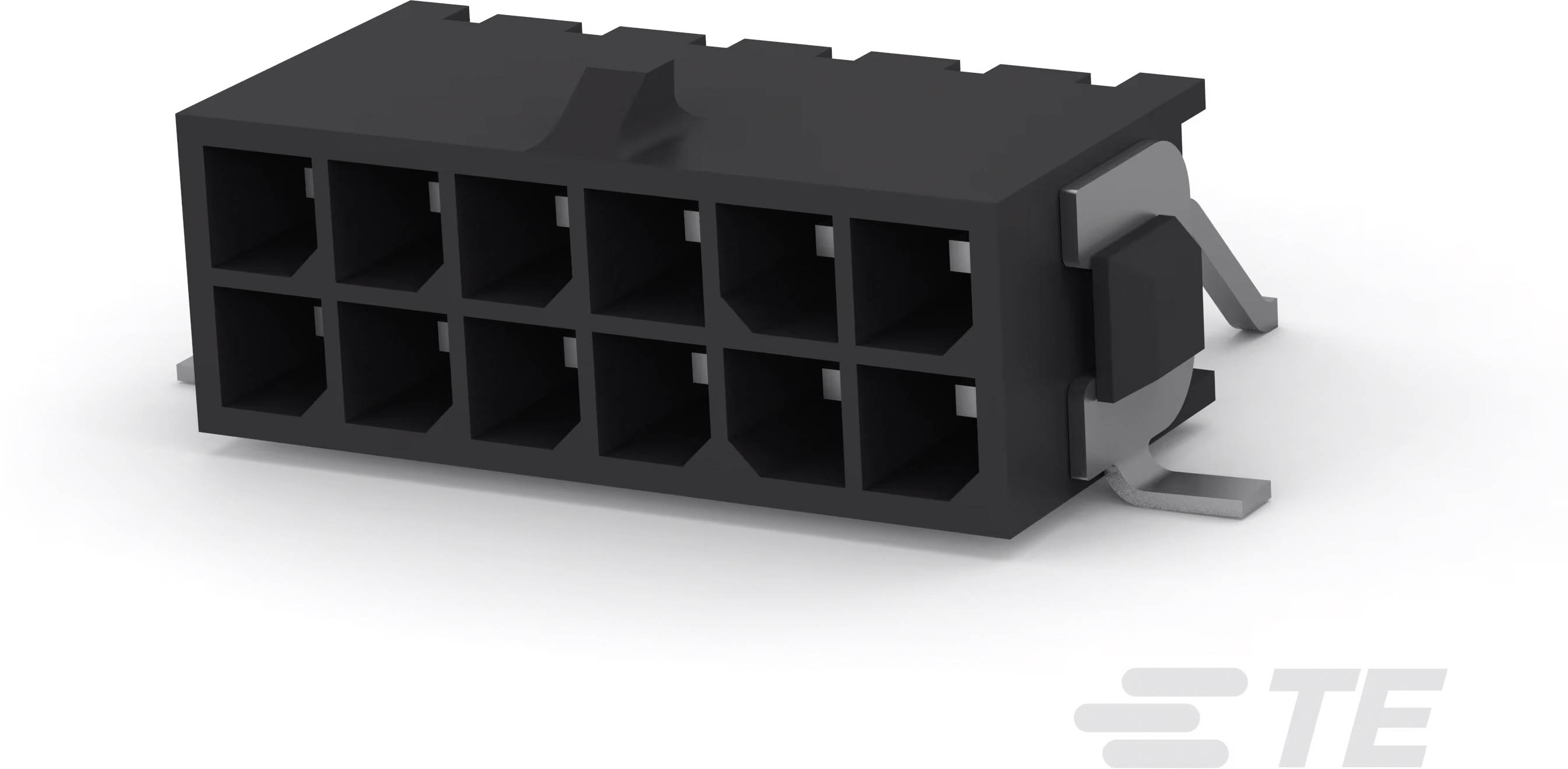 TE Connectivity Leiterplattensteckverbinder Micro-MATE-N-LOK Polzahl Gesamt 12 Rastermaß: 3mm 4-794627-2 Tape on Full reel