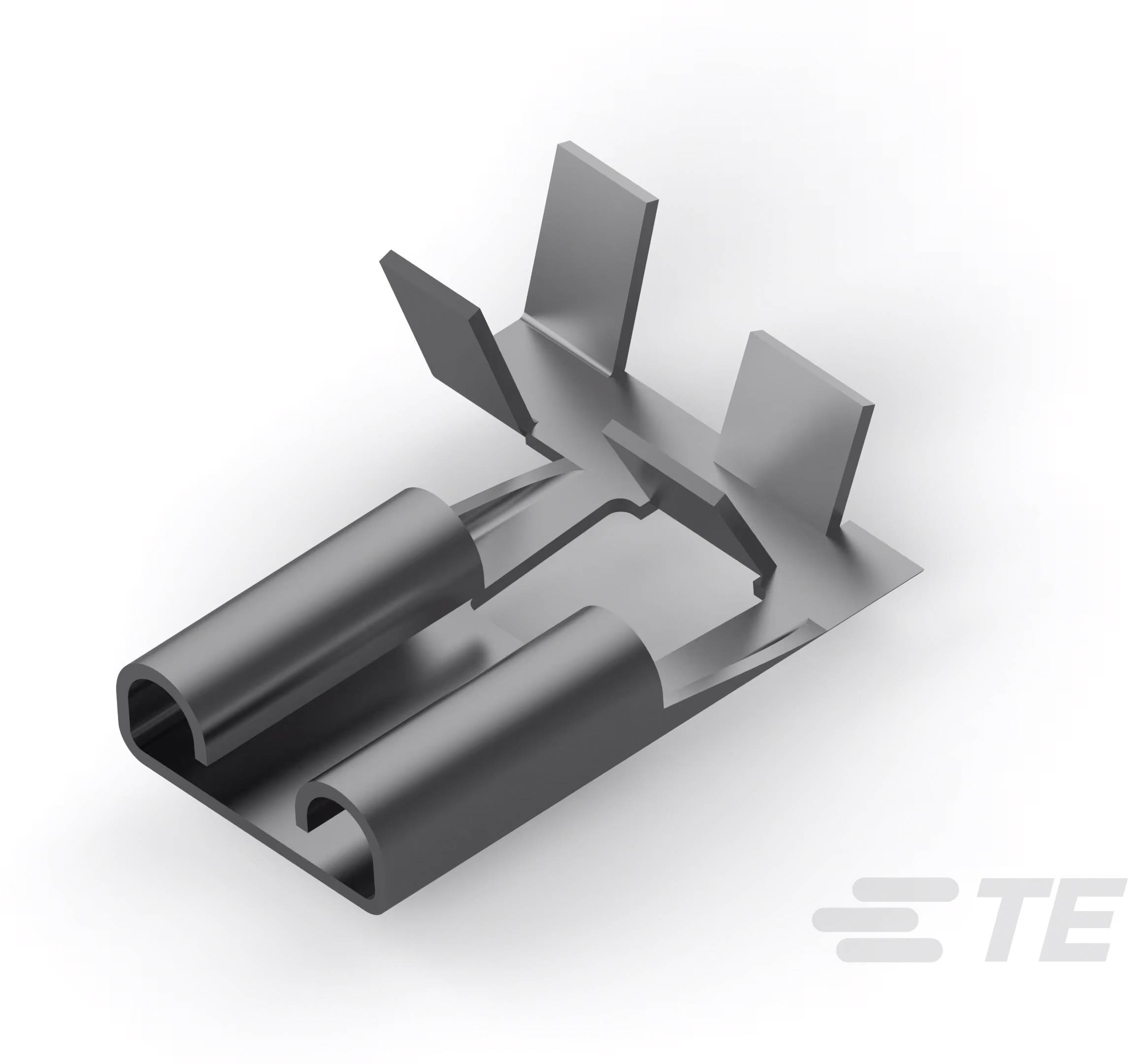 TE Connectivity 180453-6 Flachsteckhülse Steckbreite: 7.92mm Steckdicke: 0.81mm 90° Unisoliert Box