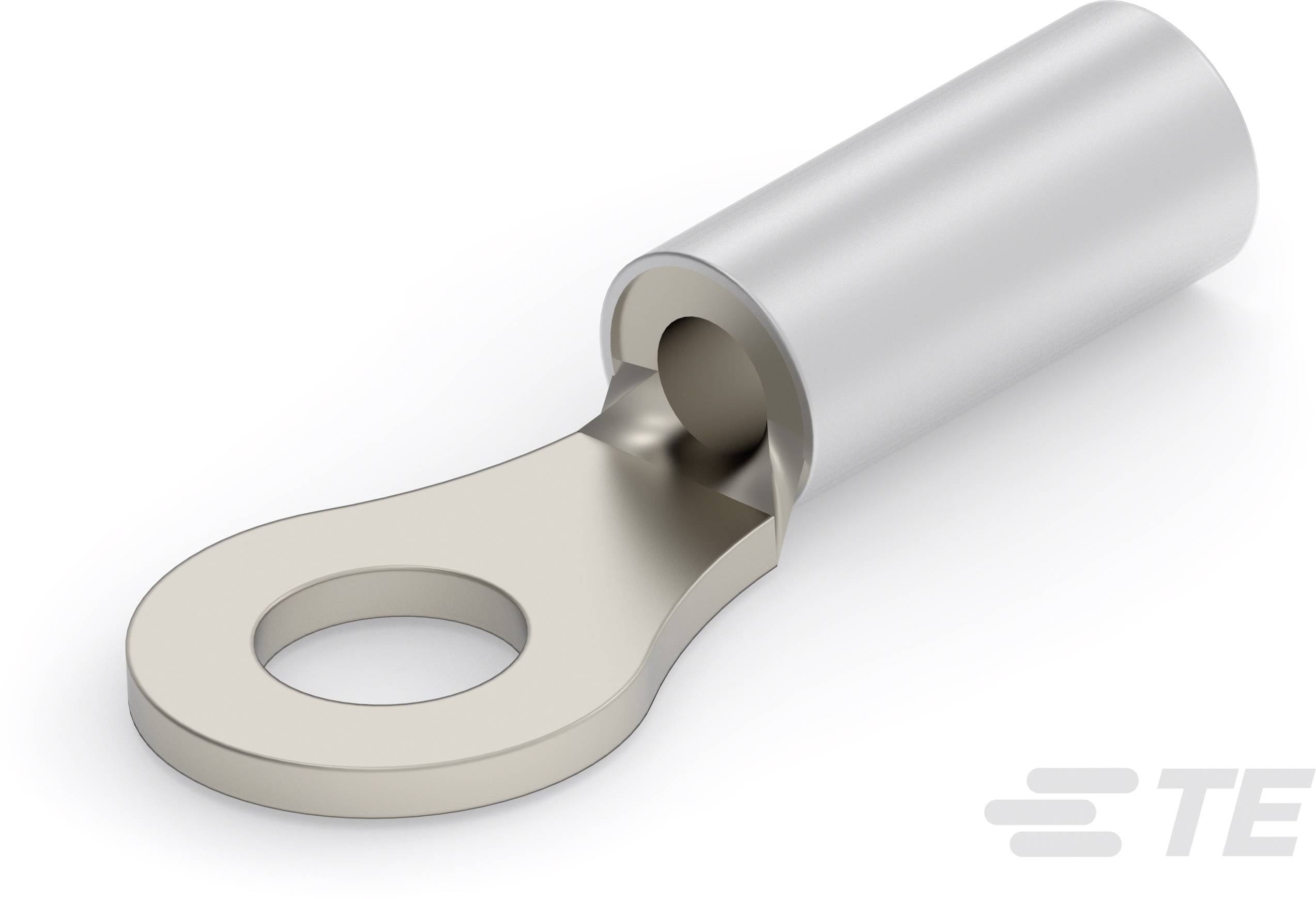 TE Connectivity 323199 Ringkabelschuh Querschnitt (max.)=1.65mm² Loch-Ø=3.68mm Unisoliert Piece