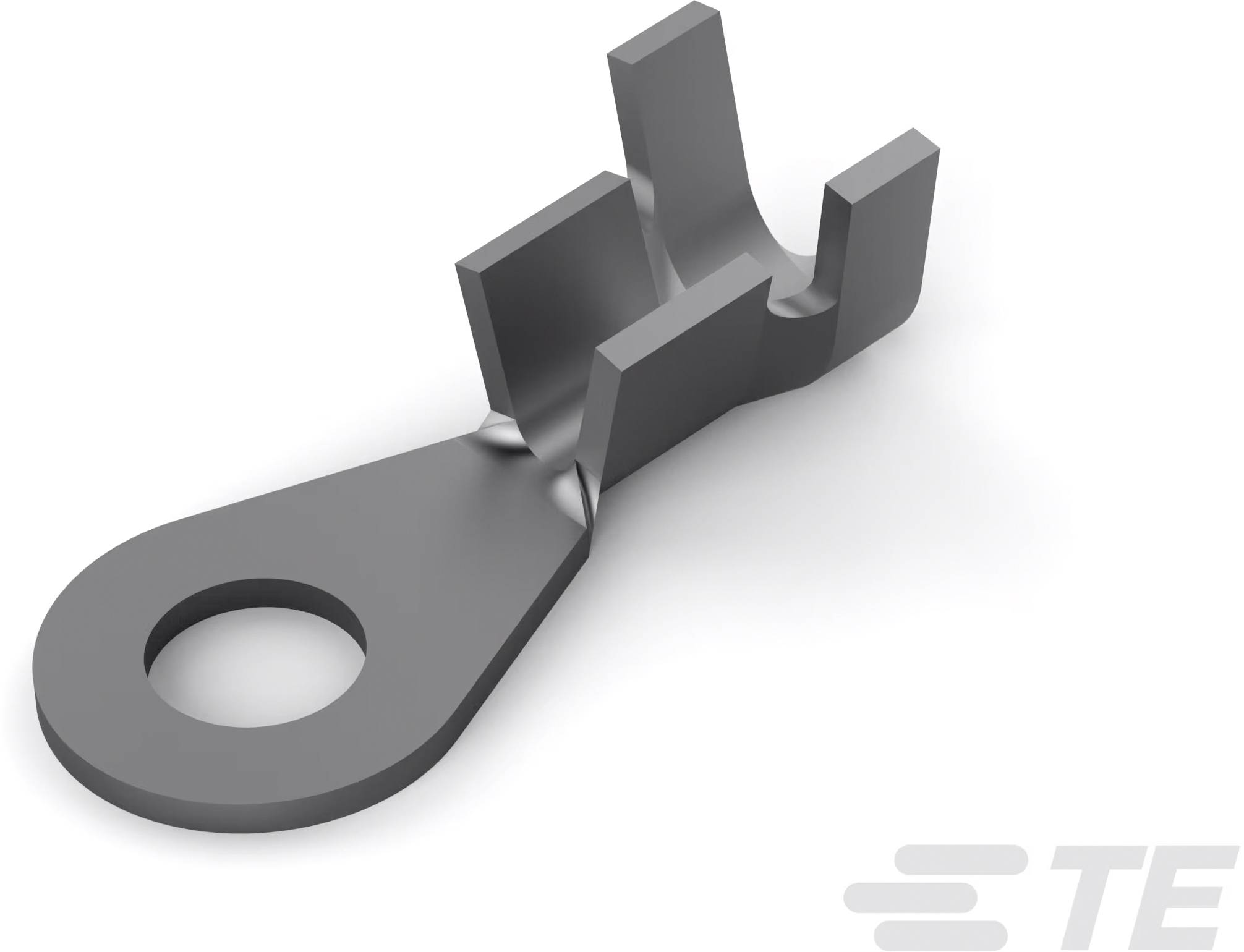 TE Connectivity 640102-1 Ringkabelschuh Querschnitt (max.)=2mm² Loch-Ø=4.34mm Unisoliert Tape on Full reel