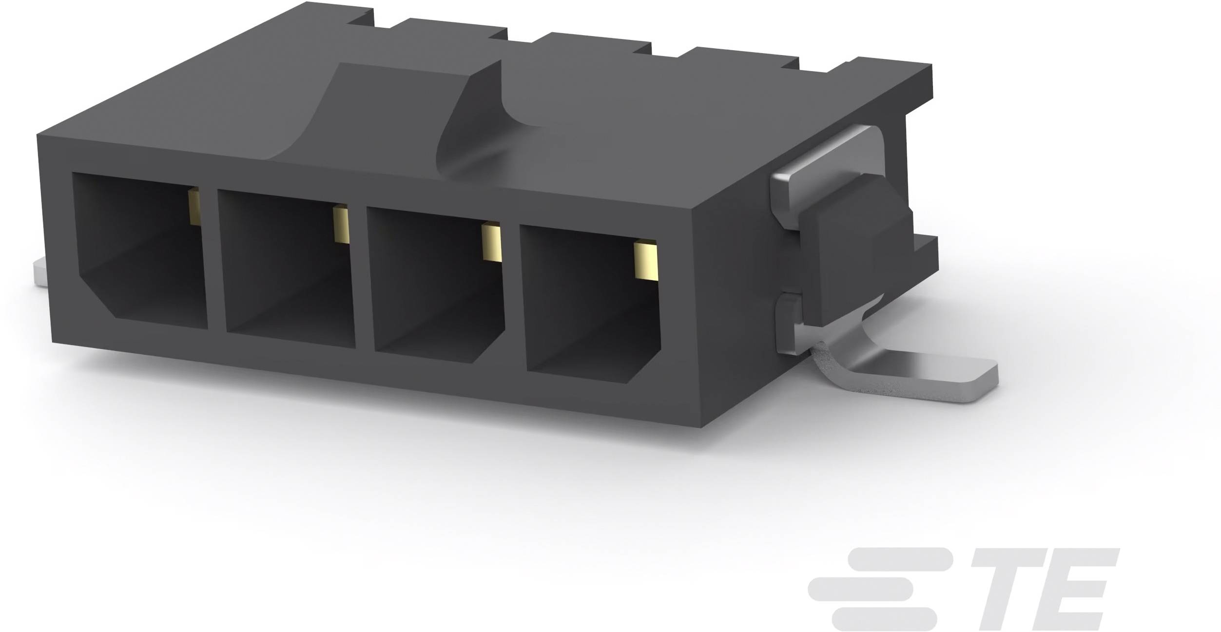 TE Connectivity Leiterplattensteckverbinder Micro-MATE-N-LOK Polzahl Gesamt 4 Rastermaß: 3mm 2-1445100-4 Tape