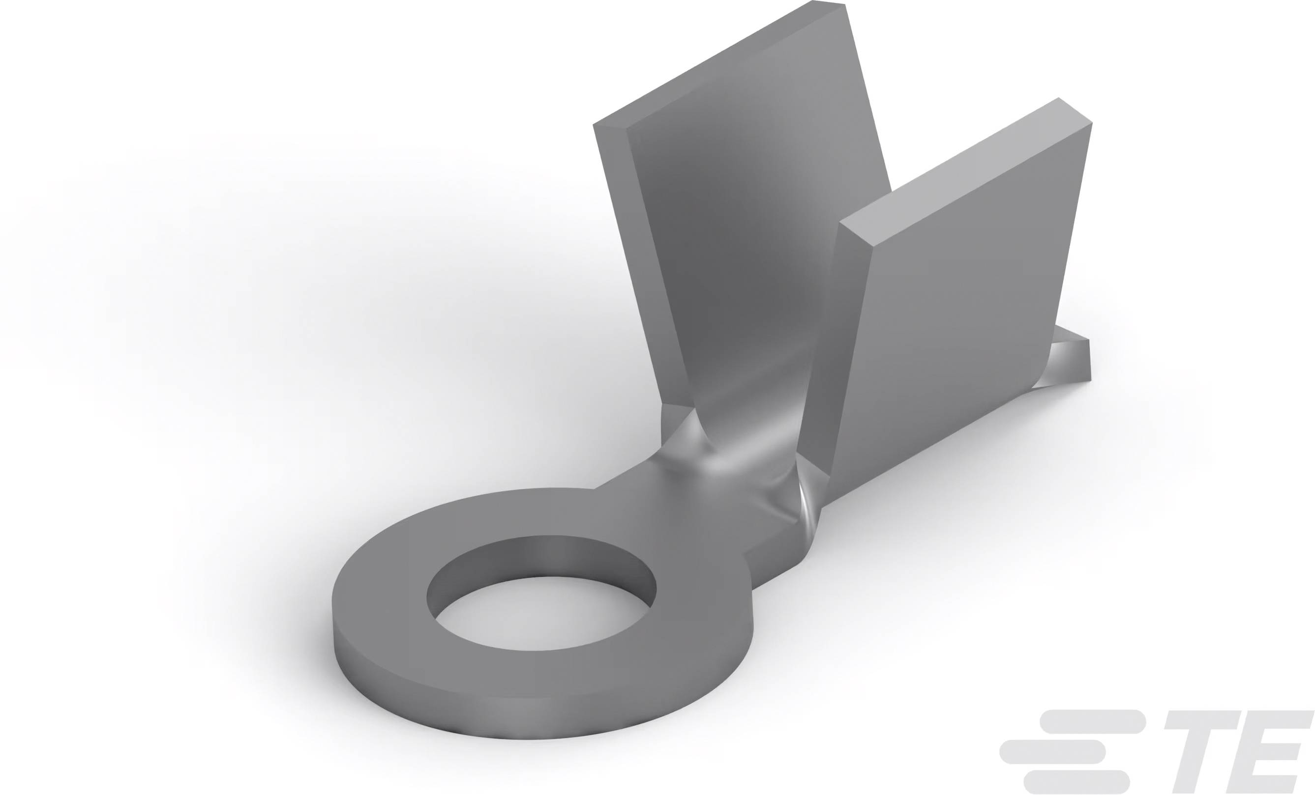 TE Connectivity 41499 Ringkabelschuh Querschnitt (max.)=2mm² Loch-Ø=2.44mm Unisoliert Tape on Full reel