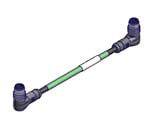 Molex 1201088550 Sensor-/Aktor-Steckverbinder, konfektioniert M12 5.0m 1 St. Bag